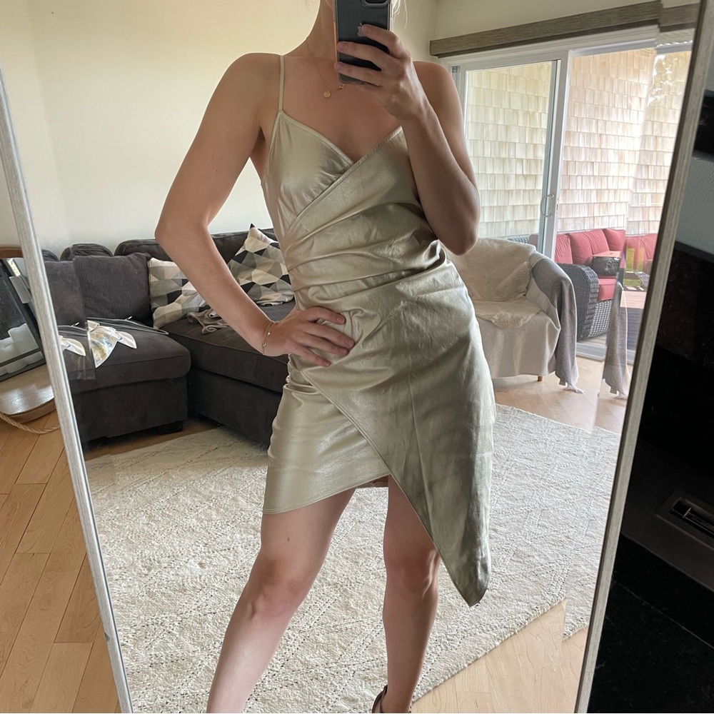 Gorgeous Champagne Mini Dress
